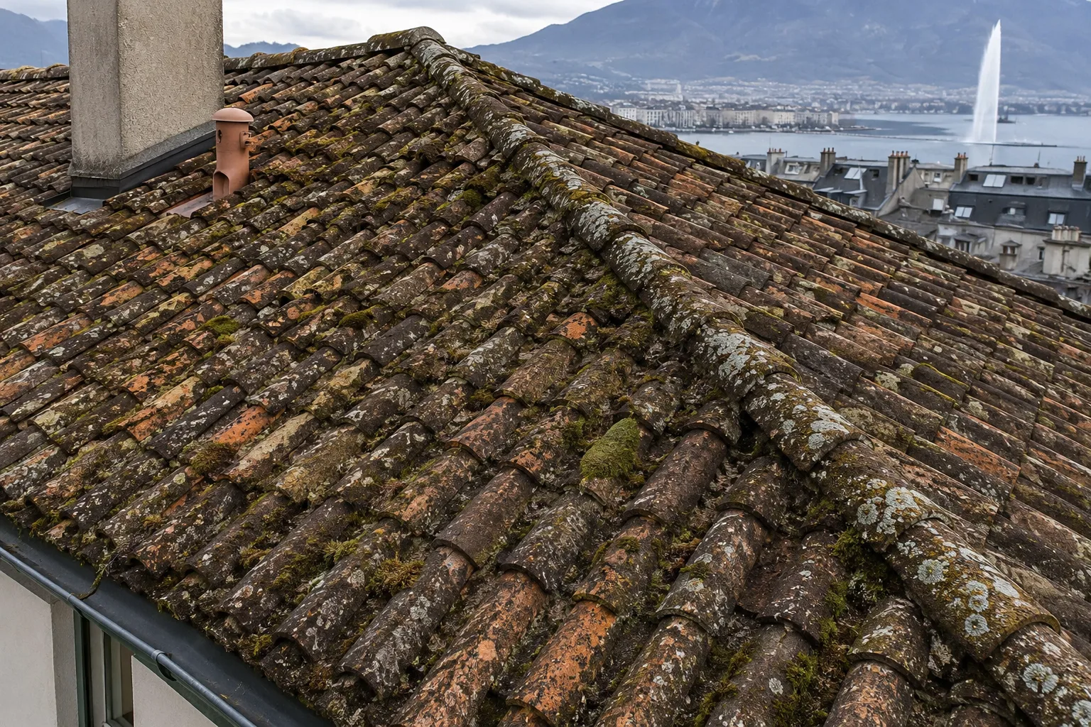 Réfection de couverture avant travaux à Carouge