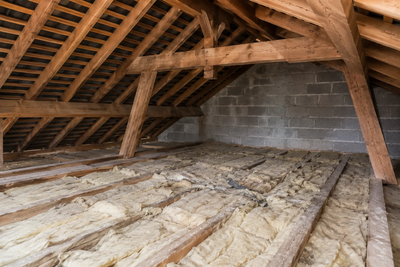 Isolation de toiture avant travaux à Vernier